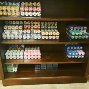 Poker Chip Storage Cabinet