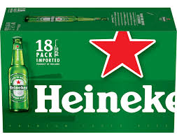 Heineken Lager, 18 pack, 12 fl oz bottles - Walmart.com - Walmart.com
