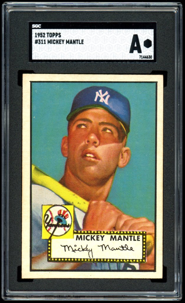 1952 Topps 311 Mickey Mantle SGCA.jpg