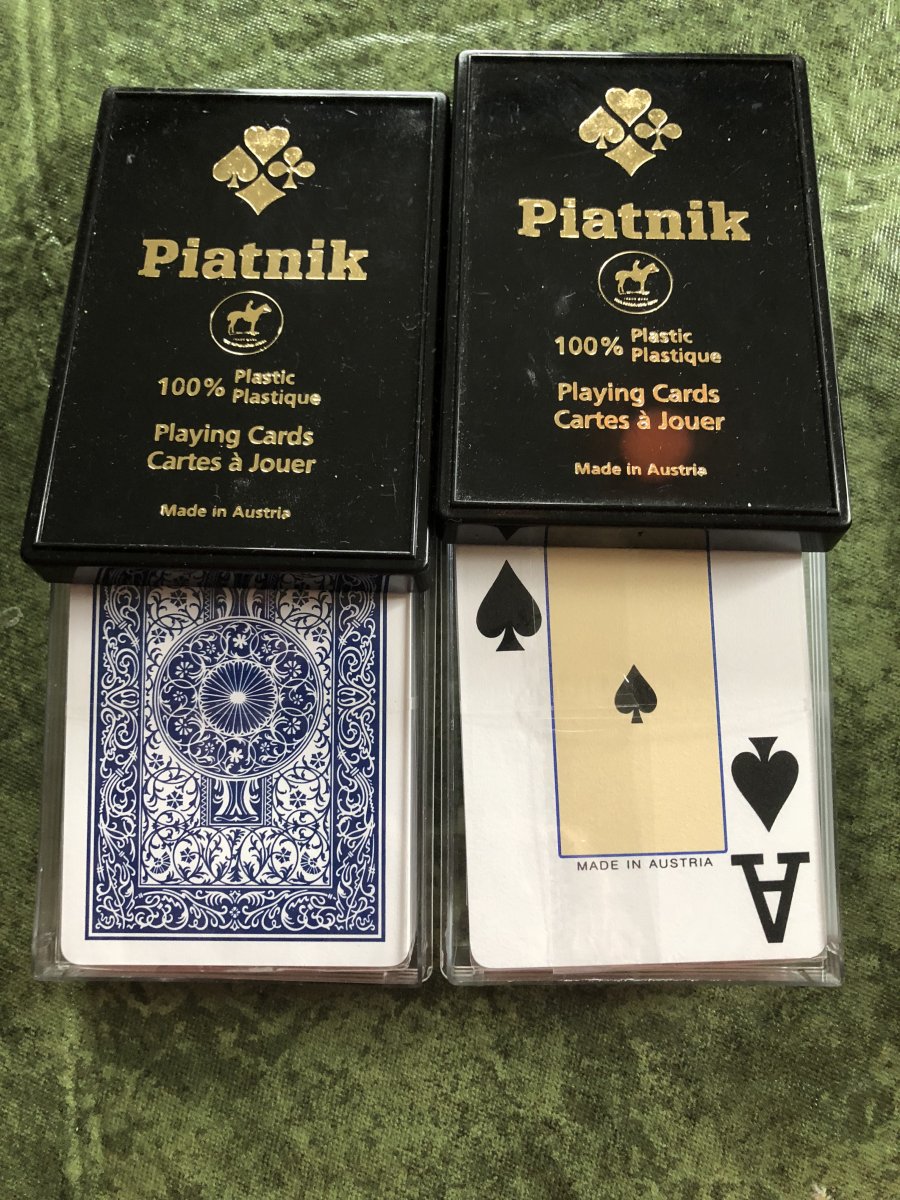 Cartes De Jeu Piatnik Classic Poker Bridge Vintage Originelle à Jouer