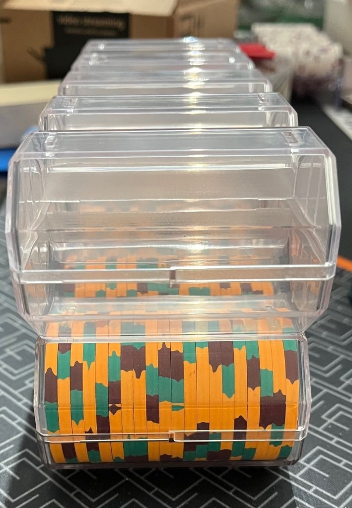 Reshipping (ordering closed) - China Chip Racks -3 sizes | Poker Chip Forum