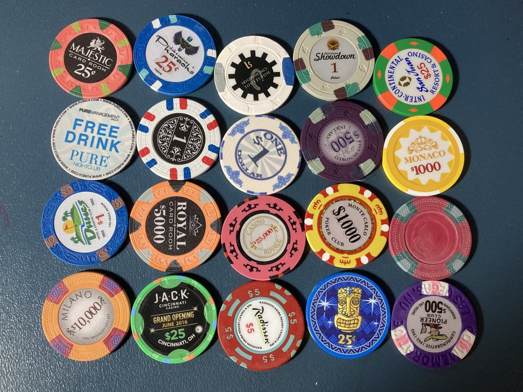 Apache Poker Chips Sampler Sample Set is Amazing Poker Chip