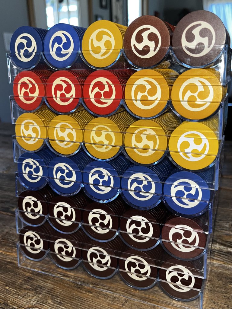 Vintage 1930's Comet Inlay T100 Set (600 Chips!) | Poker Vintage 1930's Comet Inlay T100 Set (600 Chips!) | Poker