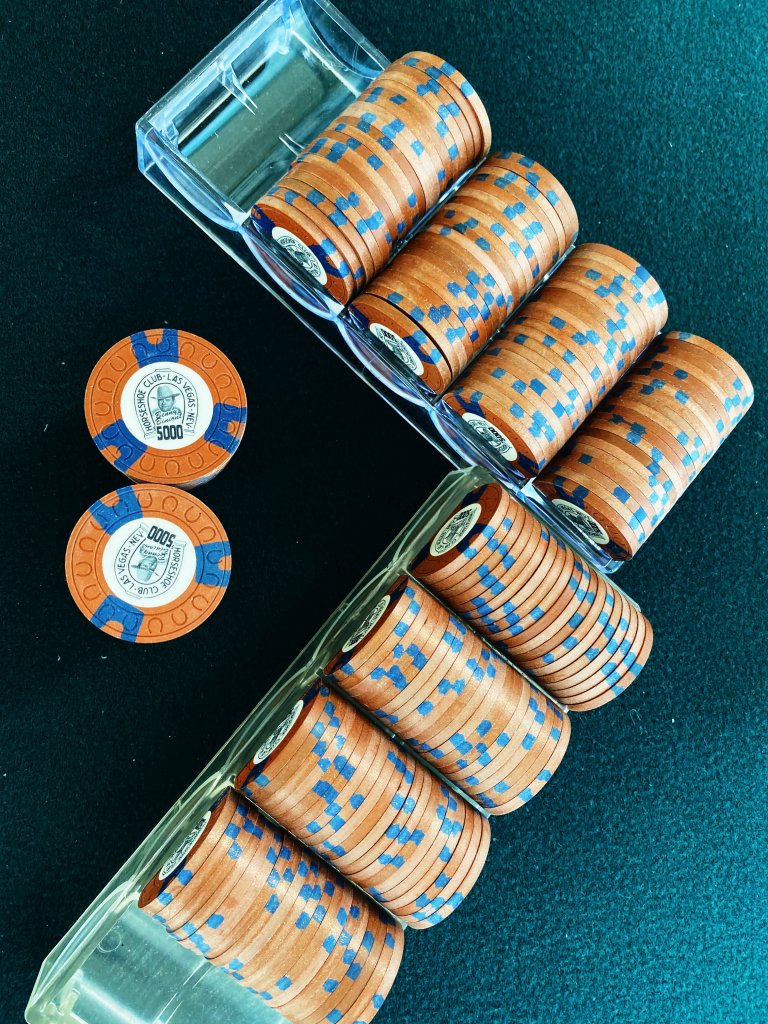 SOLD - Binion’s Horseshoe Mold $5000 Chocolate Chips - MINT | Poker ...