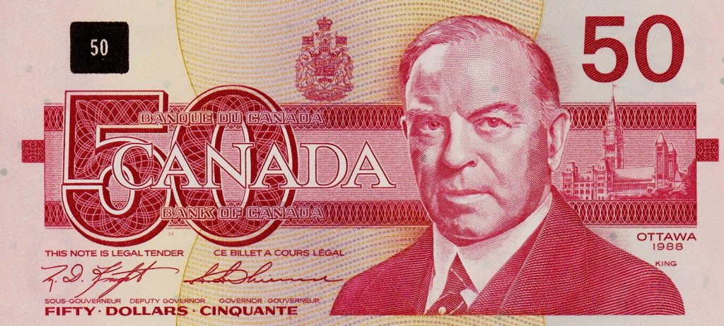 Canada 50 Dollars banknote 1988 William Lyon Mackenzie King.JPG