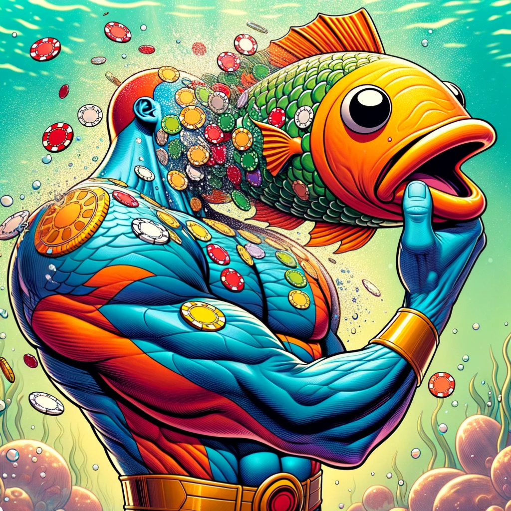 DALL·E 2024-01-29 13.49.34 - A cartoon-style aquatic superhero character, with a muscular buil...png