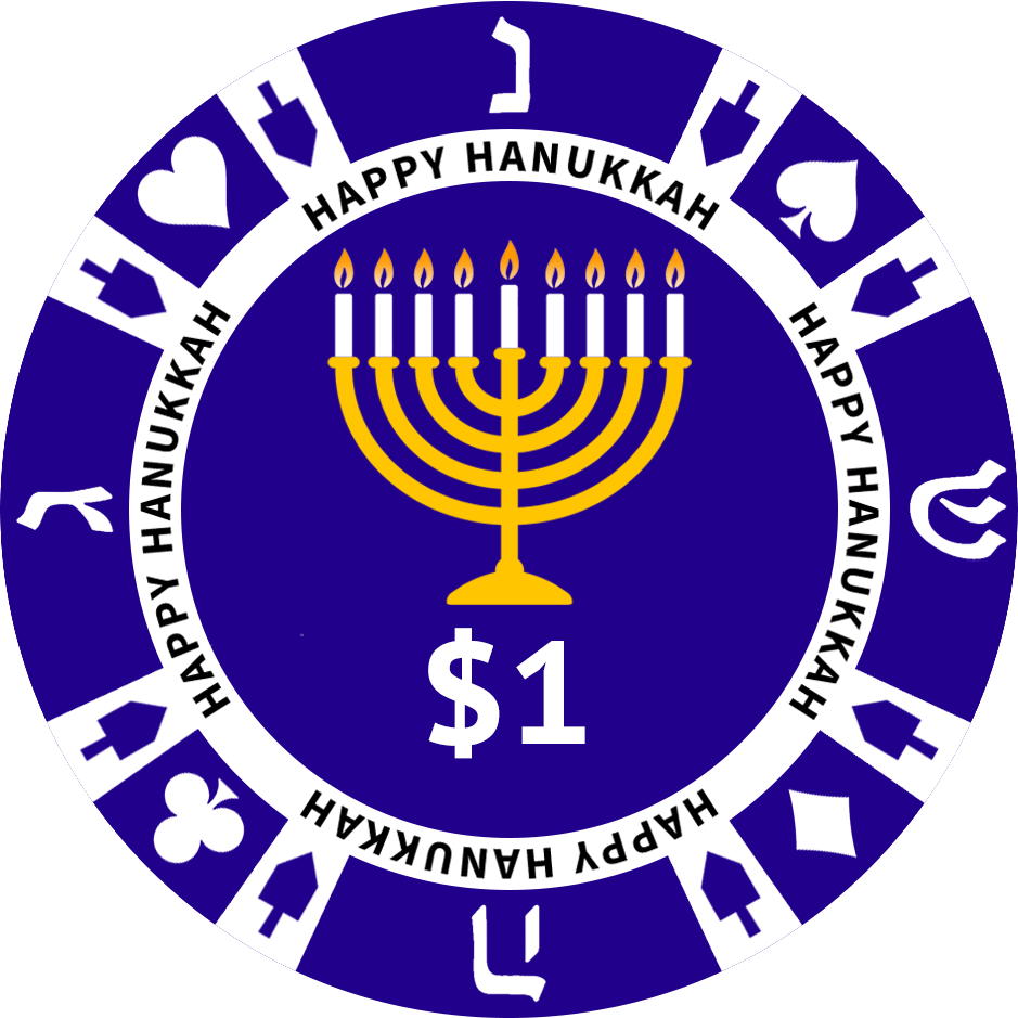 Hanukkah Chip 1 flat poker.png