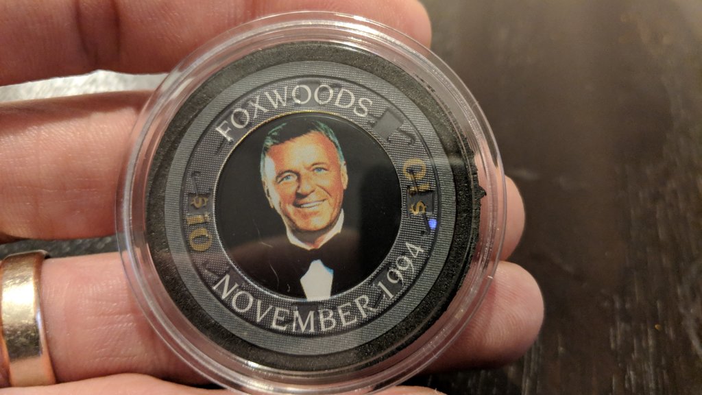 Details about   Foxwoods Casino $10 Frank Sinatra Chip  — November 1994 
