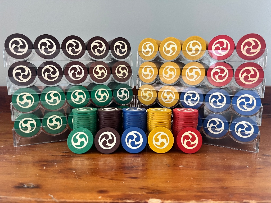 Vintage 1930's Comet Inlay T100 Set (600 Chips!) | Poker Vintage 1930's Comet Inlay T100 Set (600 Chips!) | Poker