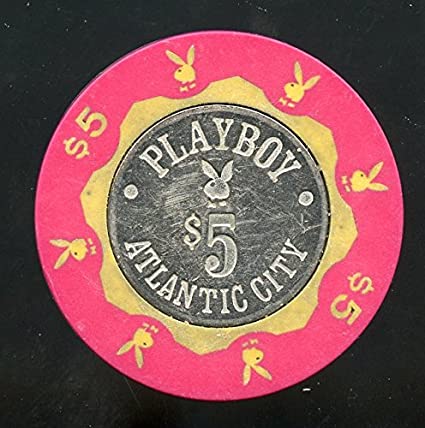 PLAYBOY CASINO CHIP $5 1981 1 ATLANTIC CITY Bud Jones Mold 