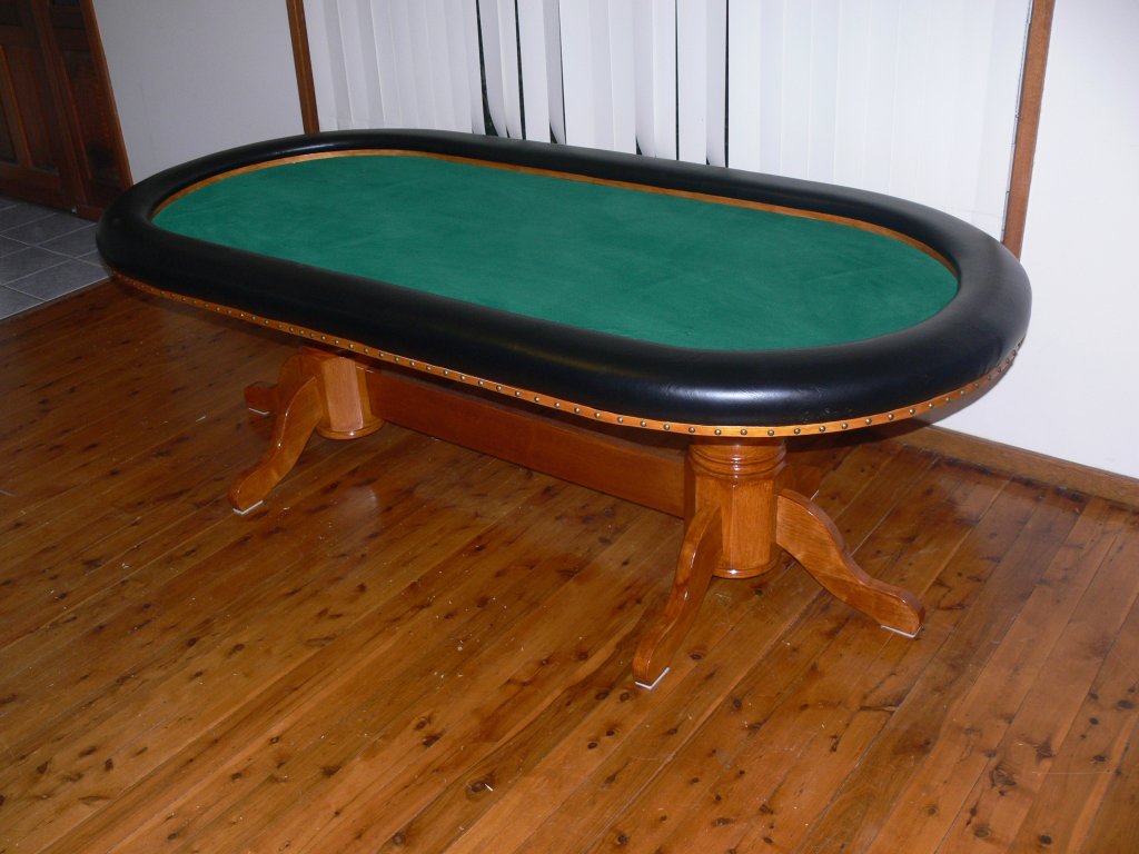 Green table raised rail 