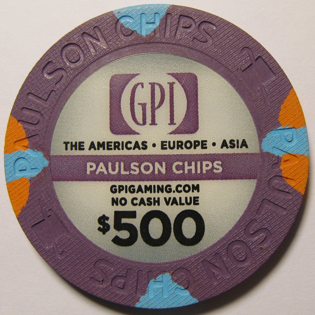 For Sale Paulson 500 sample chip Poker Chip Forum