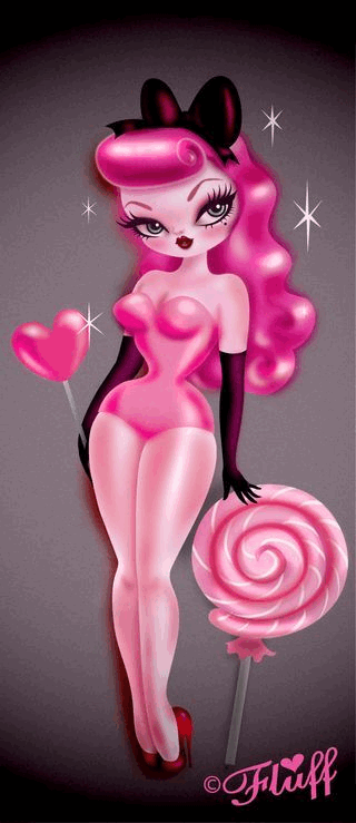 pinup candy .gif