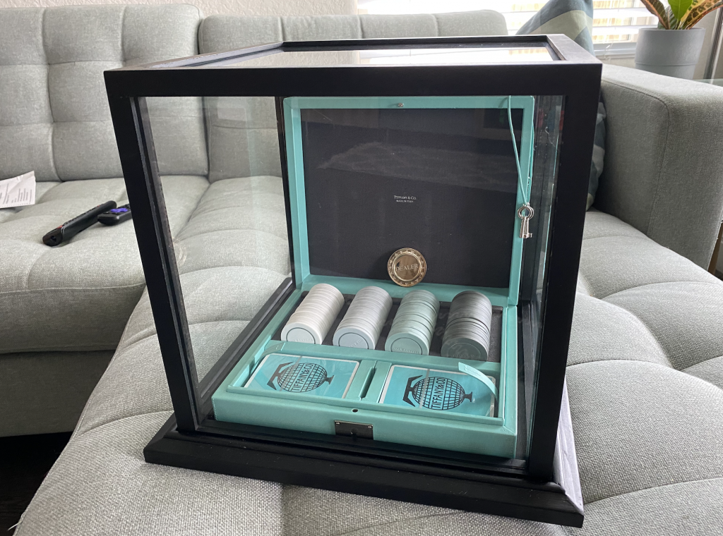 tiffany poker set