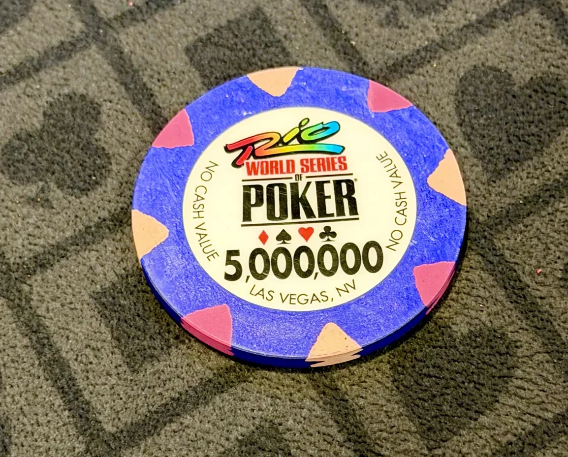 RIO WSOP 5 Million Tournament Chip