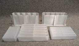 Transparent Polycarbonate Poker Accessory Set