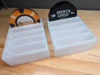 65mm 5 Slot Poly DB Holders (pair)