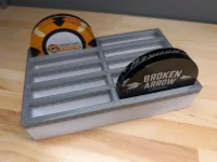 10 Slot 65mm Poly DB holder