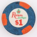 1980's $1 RIVIERA LAS VEGAS NEVADA CASINO CHIP.jpg
