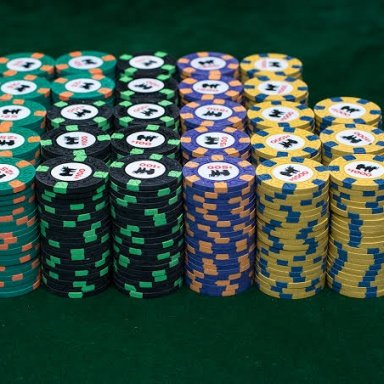 Tiki Kings Casino Grade Ceramic 10-Gram Poker Chip Pack of 50 
