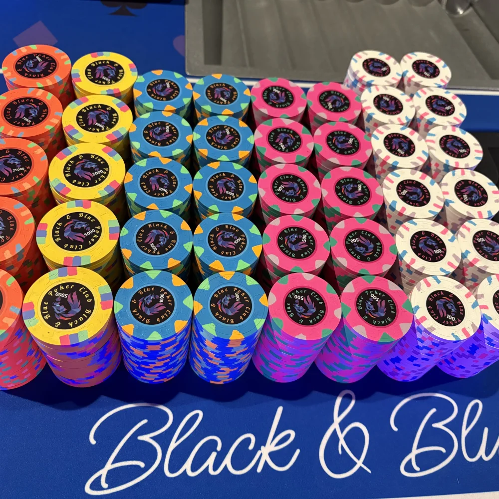 Black & Blue Poker Club MTT set