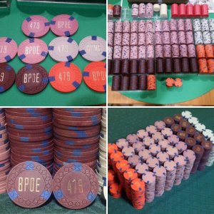 ASM (MD-52) Square in Circle Elks Chips