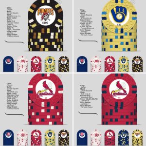 NL Central Cash Set