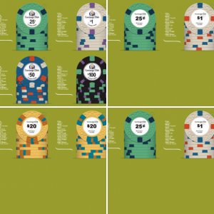 Designs for Carenage Club Chips - Cash Game