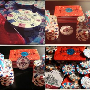 Classic Poker Chips - Casino Royale (Royale-les-Eaux)