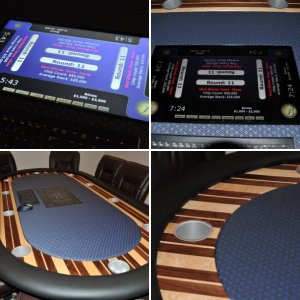Home Built Poker Table with 21" Flat Screen