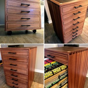 Custom Wooden Storage Cabinet