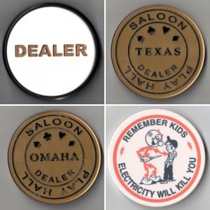 60mm+ Dealer Buttons