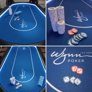 My poker room, table and chips