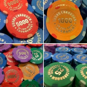 Hot Stamp BCC Flame Mold Grand Cardroom GCR Tournament Set