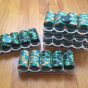 350 green and 150 black ASM roman mold blanks