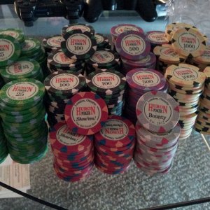 PGI custom Huron Poker Tourney set