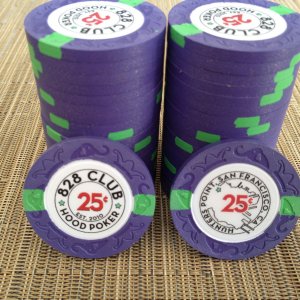 25c | 214 - Purple, DG Green