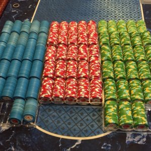 A few racks still to clean