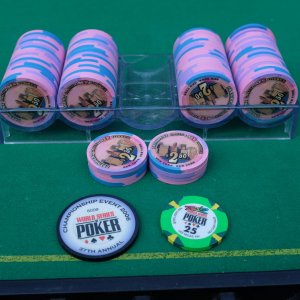 Pink PNY $2.50 chips - Inlay: Battery Park (88pcs)