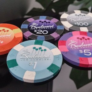 Classic Poker Chips - The Boulevard (Los Angeles, CA)