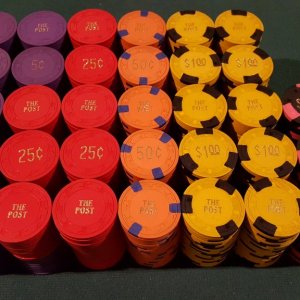 The Post cash set (California cardroom)