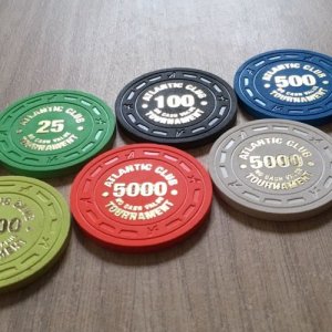 Classic Poker Chips - Atlantic Club