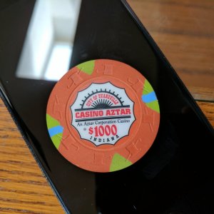 $1,000 Casino Aztar (Evansville, Indiana) Chip