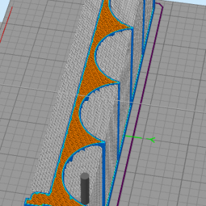 vertical printing chip tray cut-away