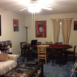 My Poker Table in my Mancave/Office.