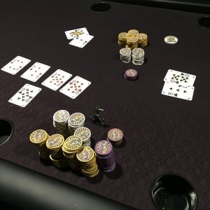 Monthly poker league. Final hand!