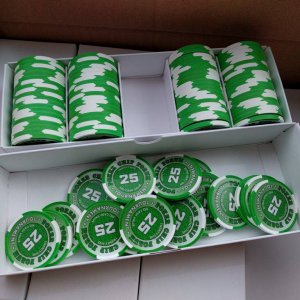 Poker Chip Forum Promo Tourney Chips - T25 unboxing