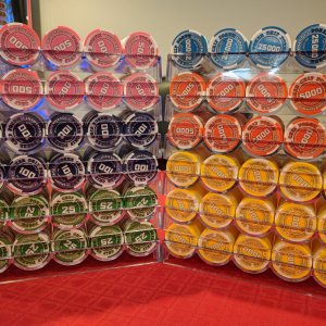 PCF Promo Chips - racked