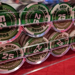 PCF Promo Chips - 25s racked