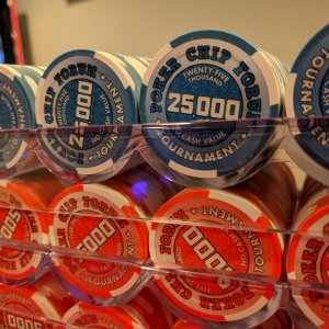 PCF Promo Chips - 25Ks racked